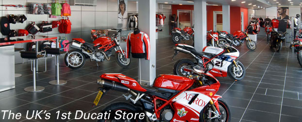 first ducati store in the UK